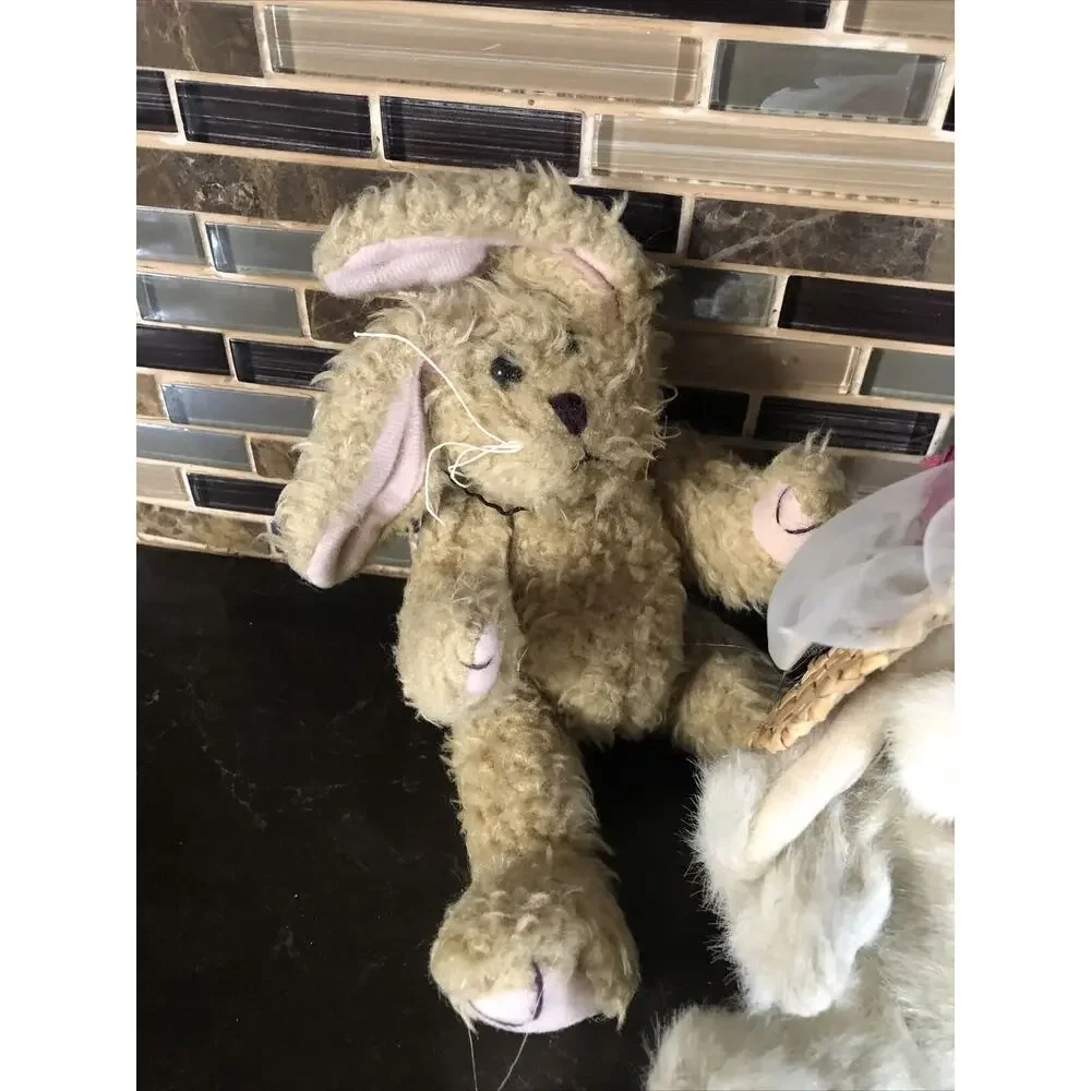 90's BUNNY RABBIT Lot Of 3‎ PLUSH Vtg Bunnies & MORE BOYDS bears & TY Bundle